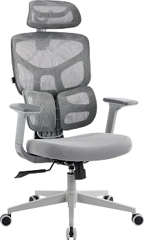 Эргономичное кресло Omega Grey (сетка серая)