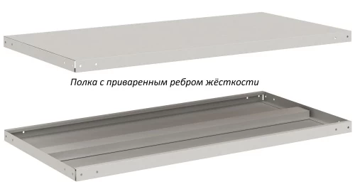 Стеллаж металлический Титан МС-750 3000x1500x500/3